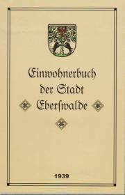 Einwohnerbuch Eberswalde 1939